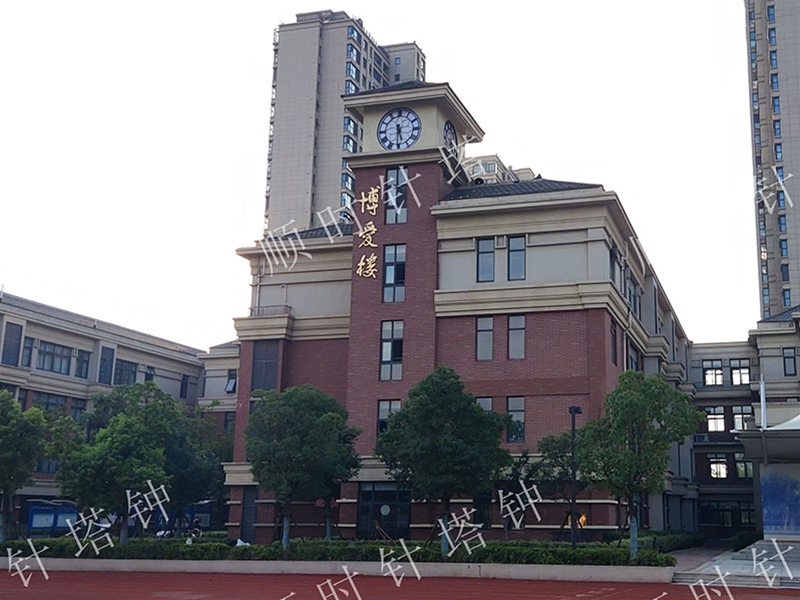 南京金陵华兴实验学校四面欧式大钟